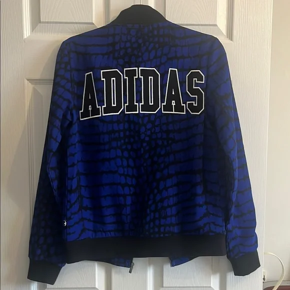 Men's Blue Patterned Jacket - Picture 5 of 6